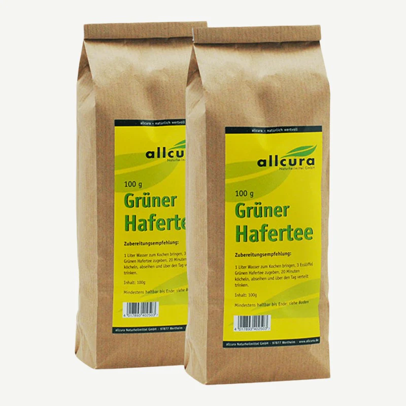 allcura Grüner Hafertee, lose - Image 2