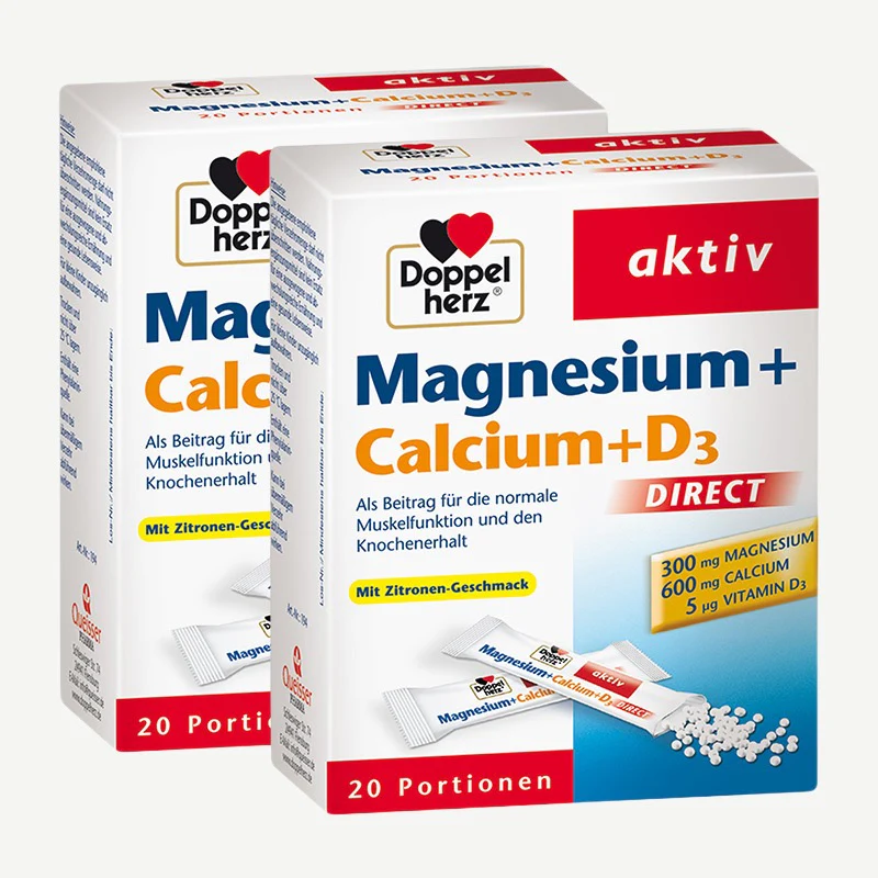 Doppelherz Magnesium + Calcium + D3 Direct - Image 2