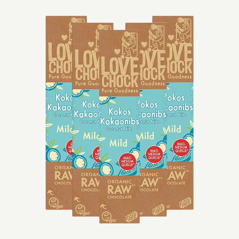 Lovechock Bio rohe Schokolade Mild - Image 3