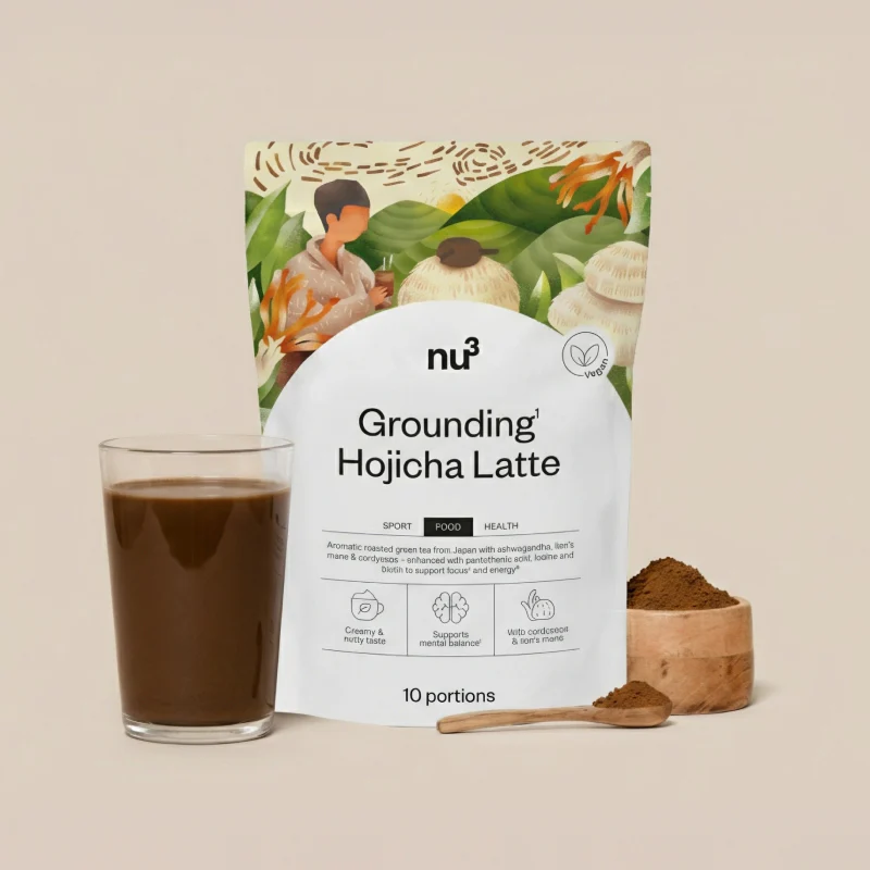 nu3 Grounding¹ Hojicha Latte