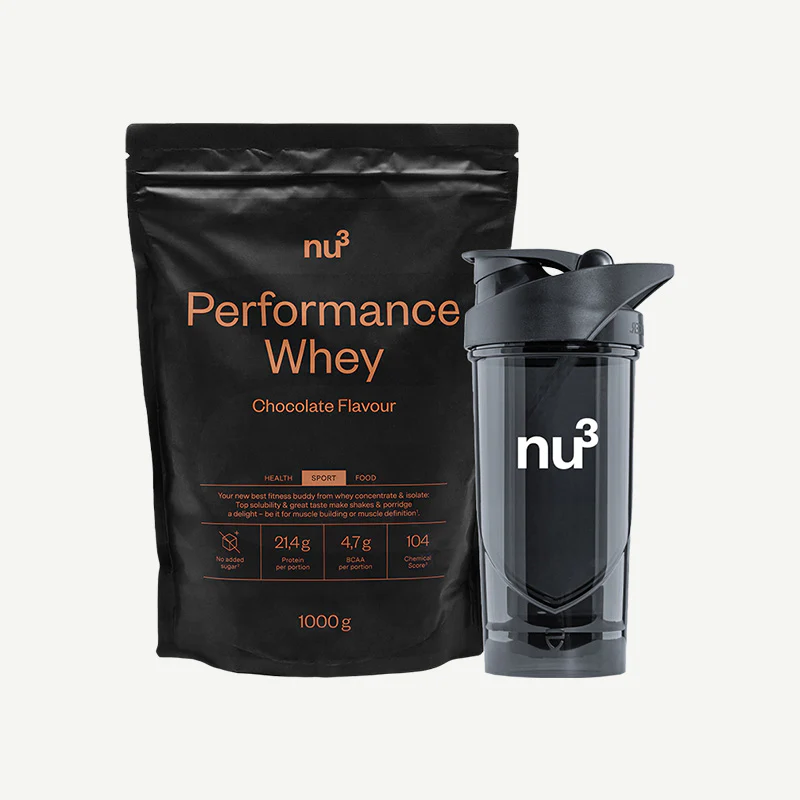 nu3 Performance Whey Protein + Shaker - Image 3