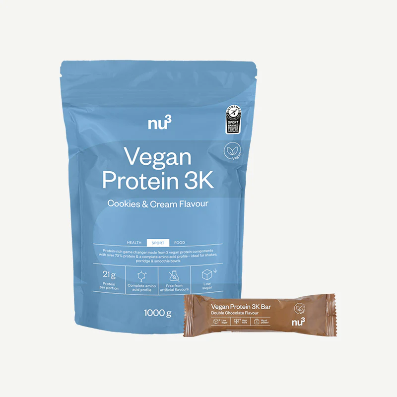 nu3 Vegan Protein 3K Pulver + Vegan Protein 3K Bar - Image 3