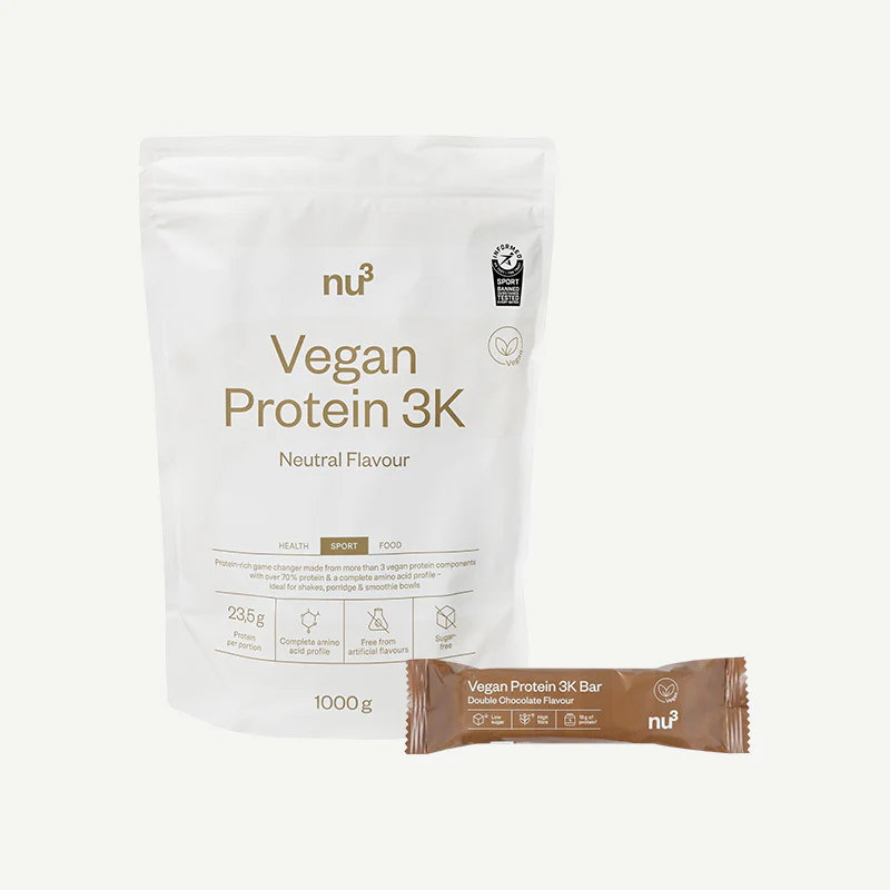 nu3 Vegan Protein 3K Pulver + Vegan Protein 3K Bar - Image 5