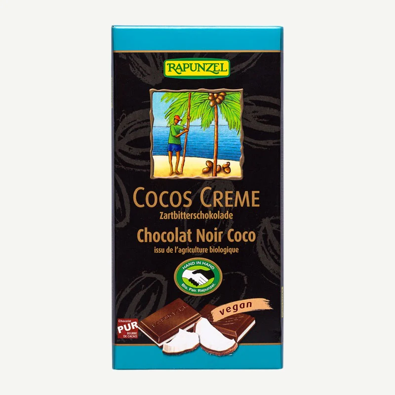 RAPUNZEL Bio Cocos Creme Zartbitter Schokolade