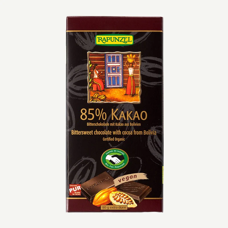RAPUNZEL Bio 85 % Kakao Bitterschokolade - Image 3