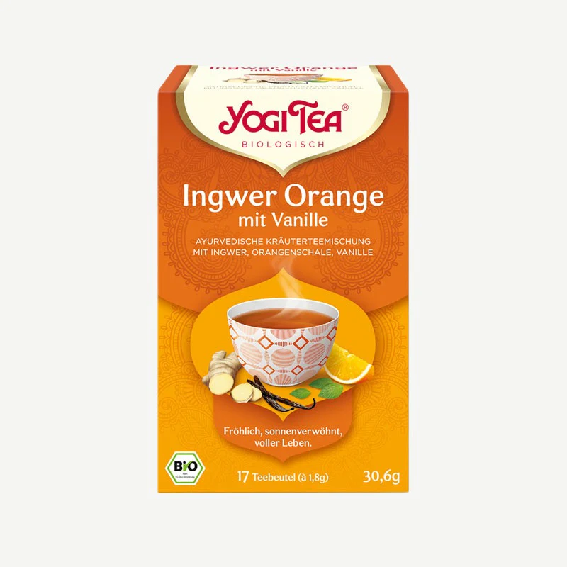 Yogi Tea Bio Ingwer Orange mit Vanille - Image 2